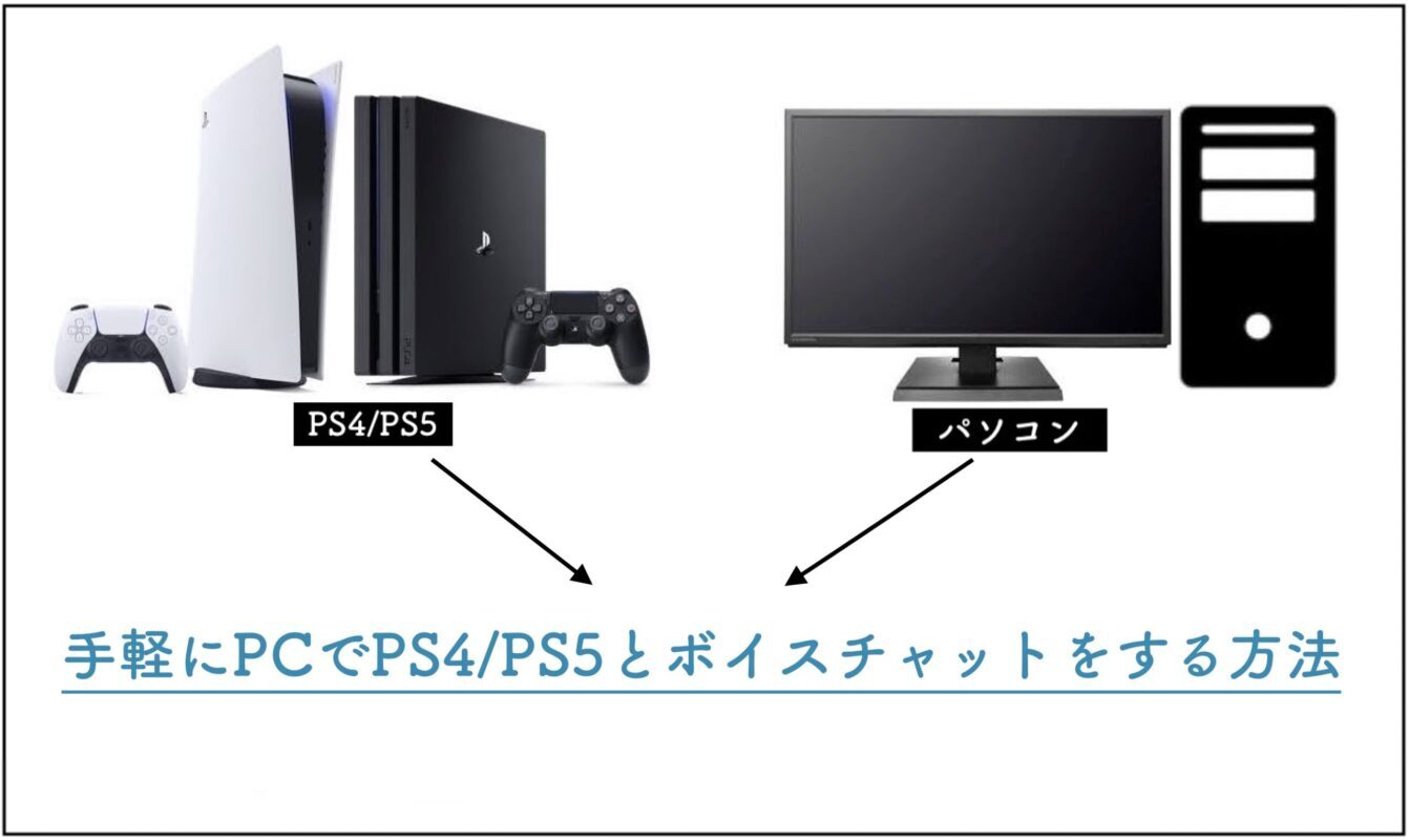 手軽にpcでps4 Ps5とボイスチャットをする方法と必要なもの