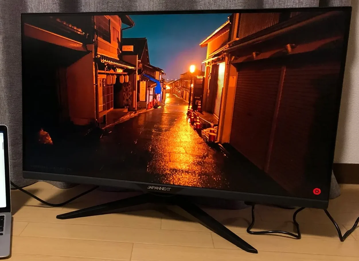 JAPANNEXT GX28】レビュー!4K/144HzのHDMI 2.1対応モニター